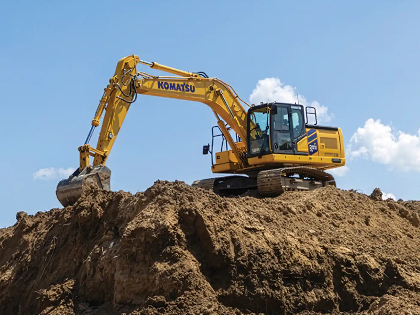 Komatsu va mettre en avant les équipements connectés et la technologie numérique