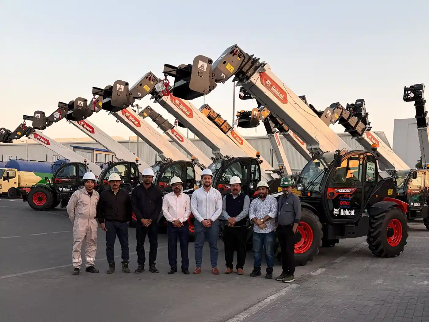 Jaidah Delivers 13 Bobcat Telehandlers To Galfar Al Misnad In Qatar