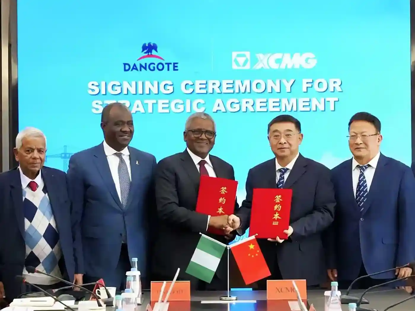 Dangote Industries And XCMG Sign Deal To Support African Projects
