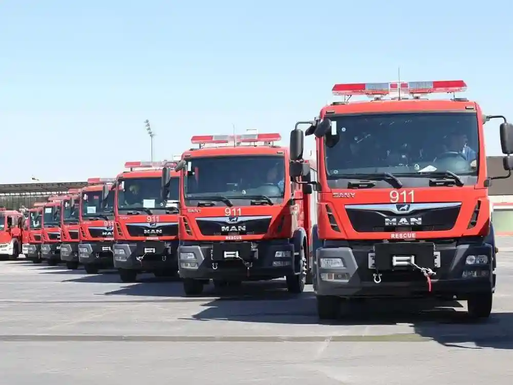 SANY Delivers 18 Fire Truck Units To Iraq’s Interior Ministry