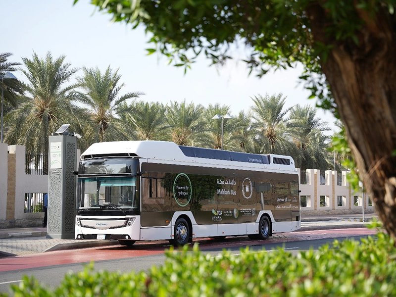 Abdul Latif Jameel Motors Participates   In Hydrogen Fuel Cell Bus Trial