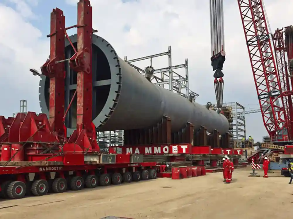 Mammoet Executes Heavy Transport For Egyptian Refinery Project