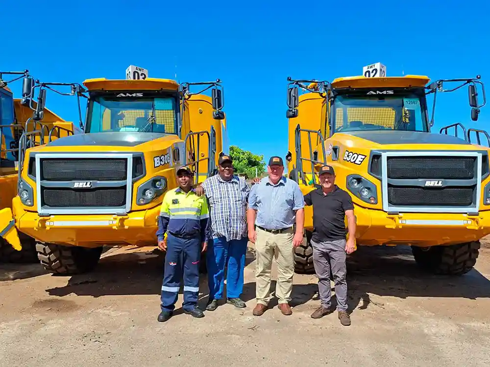 Albion Mining Adds Bell Dump Trucks To Fleet In South Africa