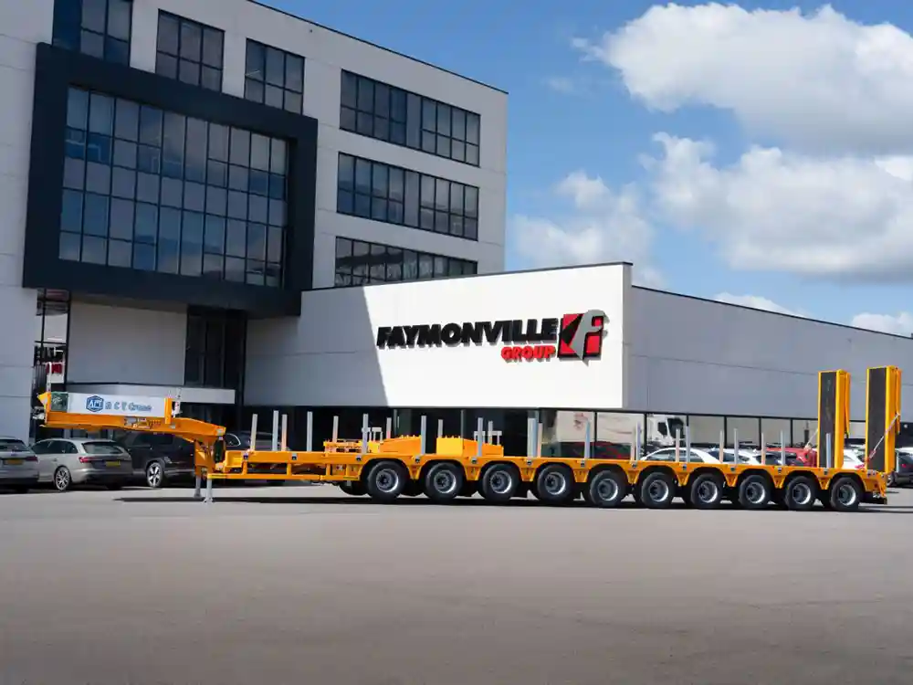 ACT Crane Adds Faymonville 10-Axle MultiMAX Trailer to Saudi Fleet