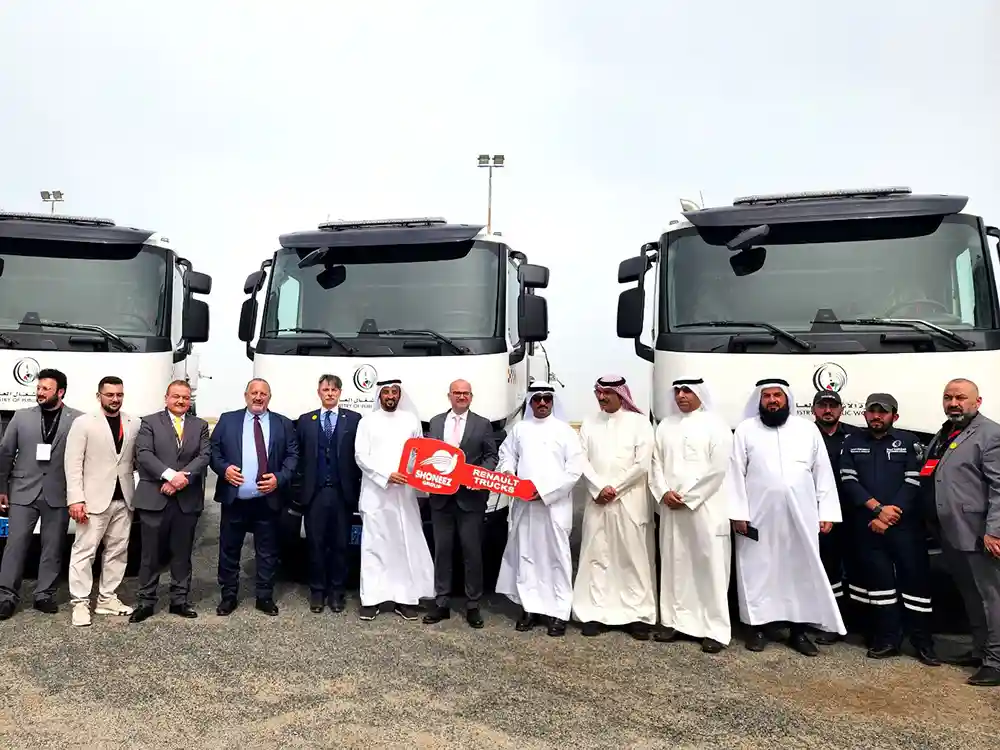 Shoneez Delivers Renault Trucks Fleet To Kuwait Public Works Ministry