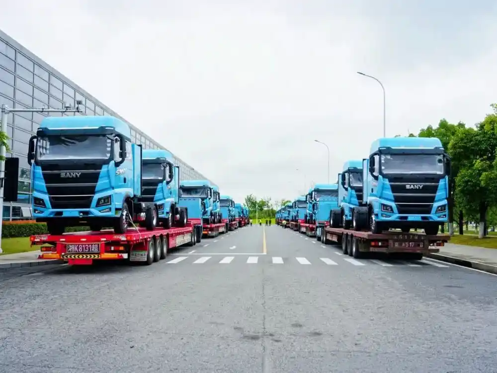 SANY Ships Record Electric Truck Order As Heavy EV Exports Scale Up