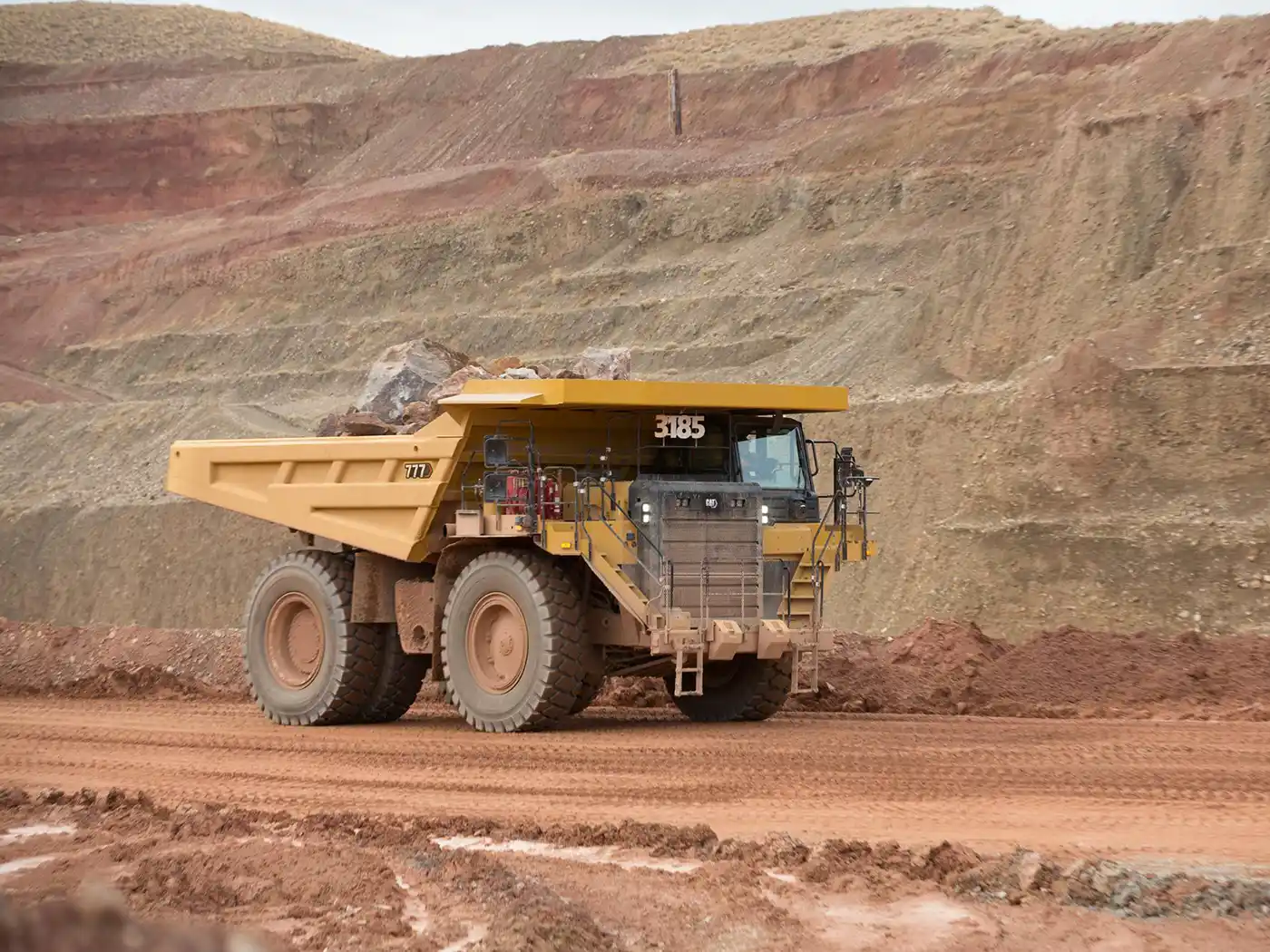 Congo Equipment Delivers Seven Cat 777 Mining Trucks In DRC