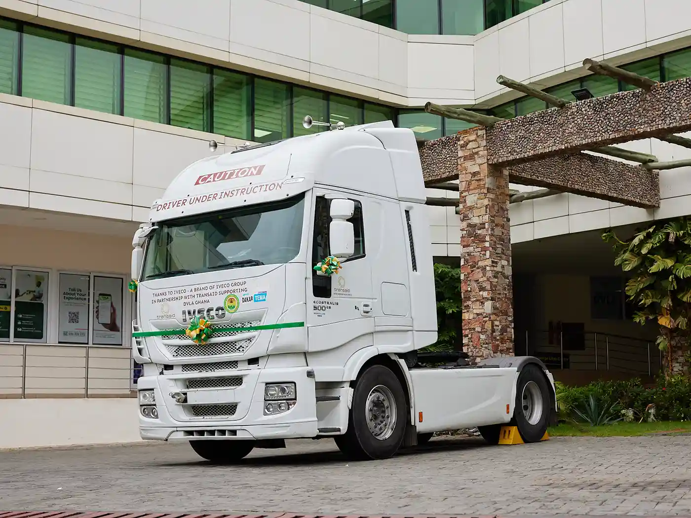 IVECO Donates An IVECO Stralis Unit To Transaid In Ghana To Deliver Examiner And Driver Training