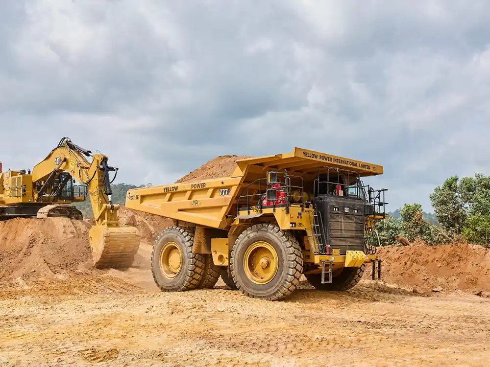 Yellow Power Ghana Adds Cat 777 Haul Truck And Cat 6015 Mining Excavator