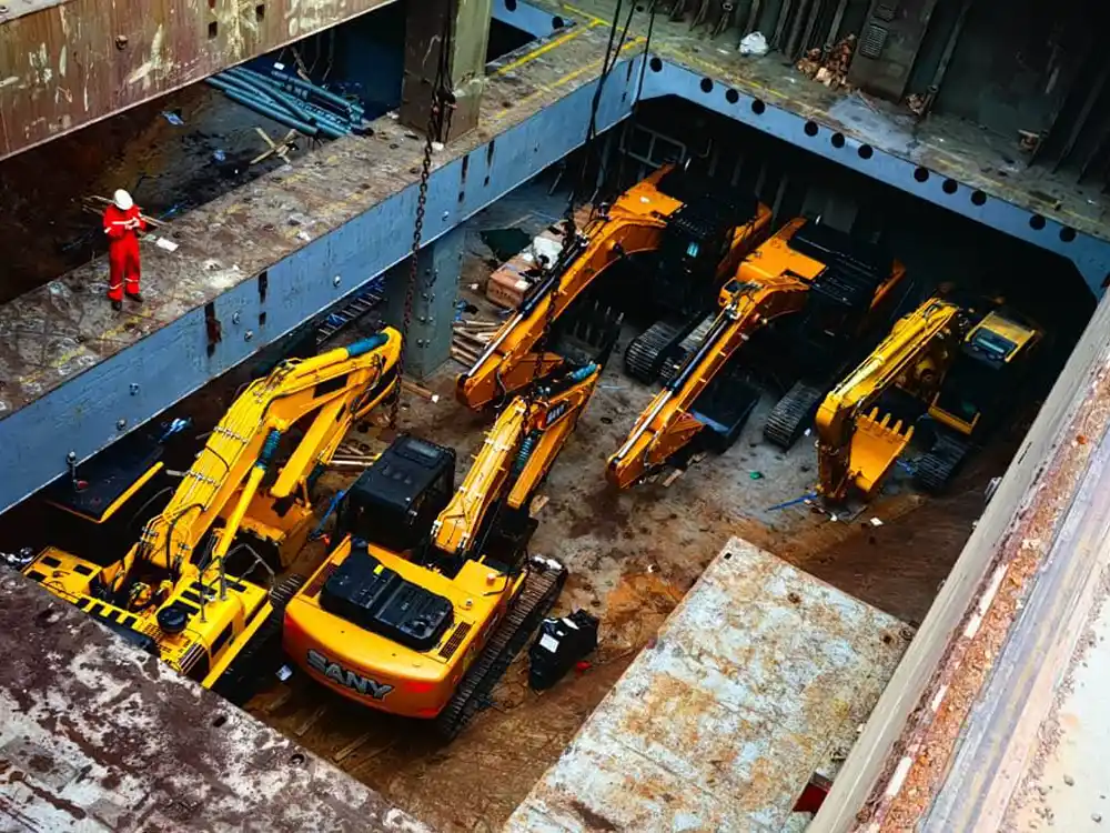 Transport transfrontalier d’ÉQUIPEMENT MINIER — Bruhat Logistics