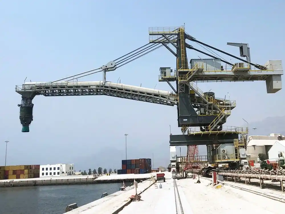 Quarry Mining Commissions 4,000 TPH Ship Loader At Saqr Port In UAE