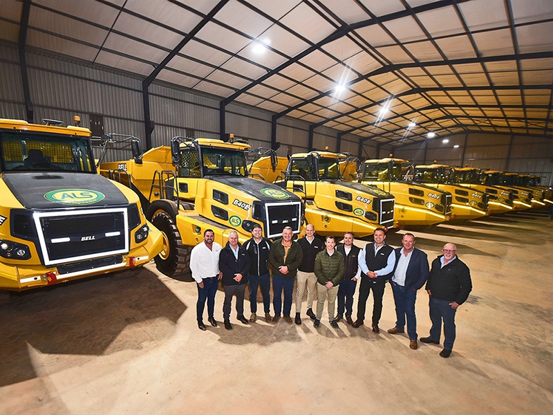 ALS Plant Hire Adds 10 New Bell B40E ADTs