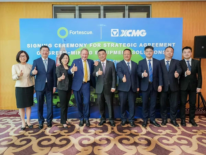 XCMG And Australia’s Fortescue Sign Agreement For Electric Mining Truck Supply