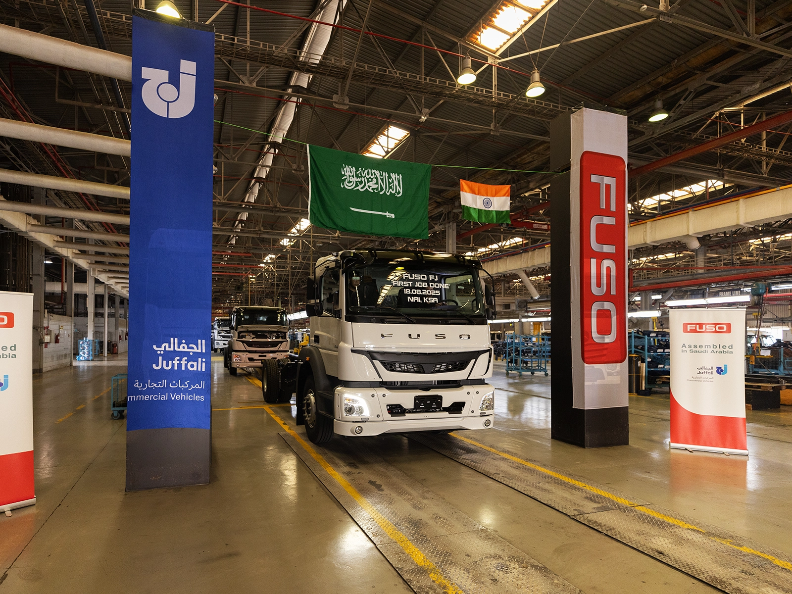Saudi Arabia Assembles Its First FUSO Truck