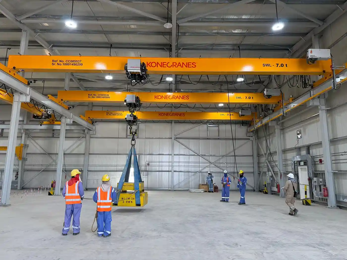 Le groupe Jaidah met en service 43 unités Konecranes pour le projet NFS du Qatar