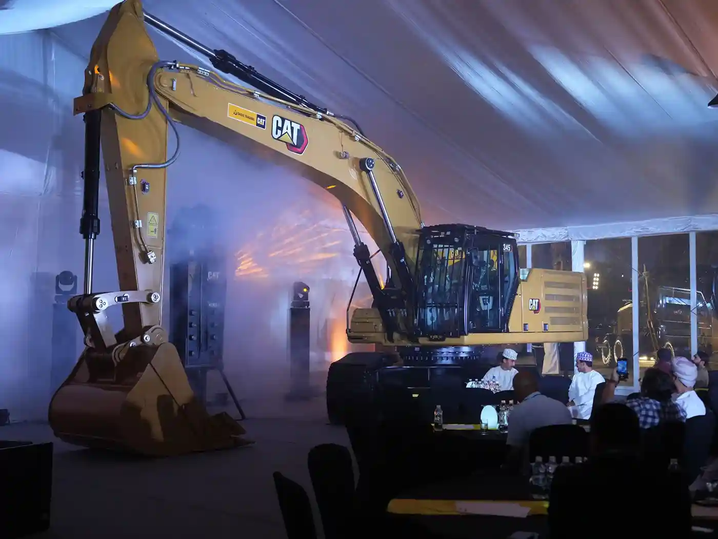 Oasis Trading Unveils New CAT 345 Hydraulic Excavator In Muscat