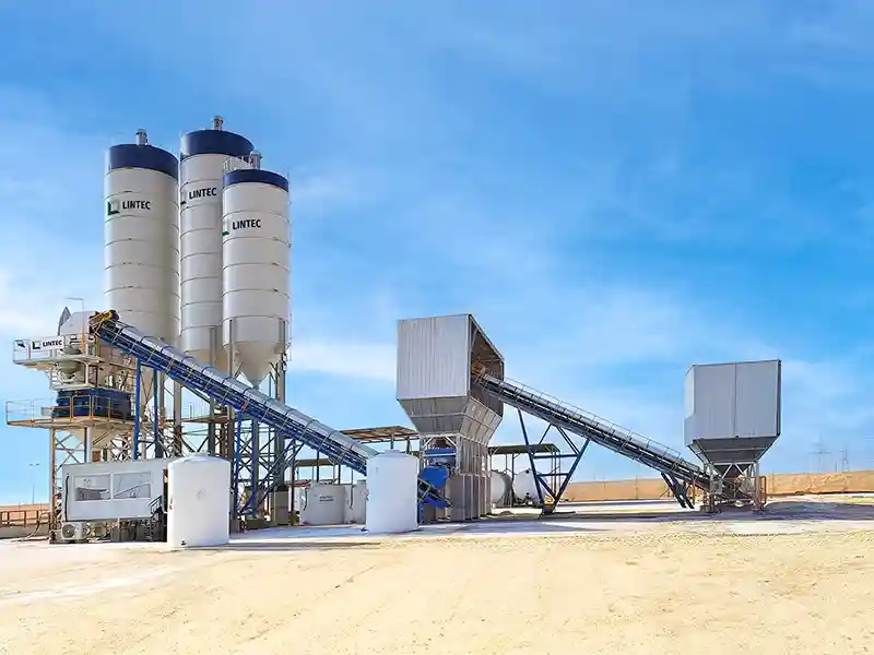 Multi-Task Deploys Lintec UCP120 Concrete Batching Plant In Saudi Arabia