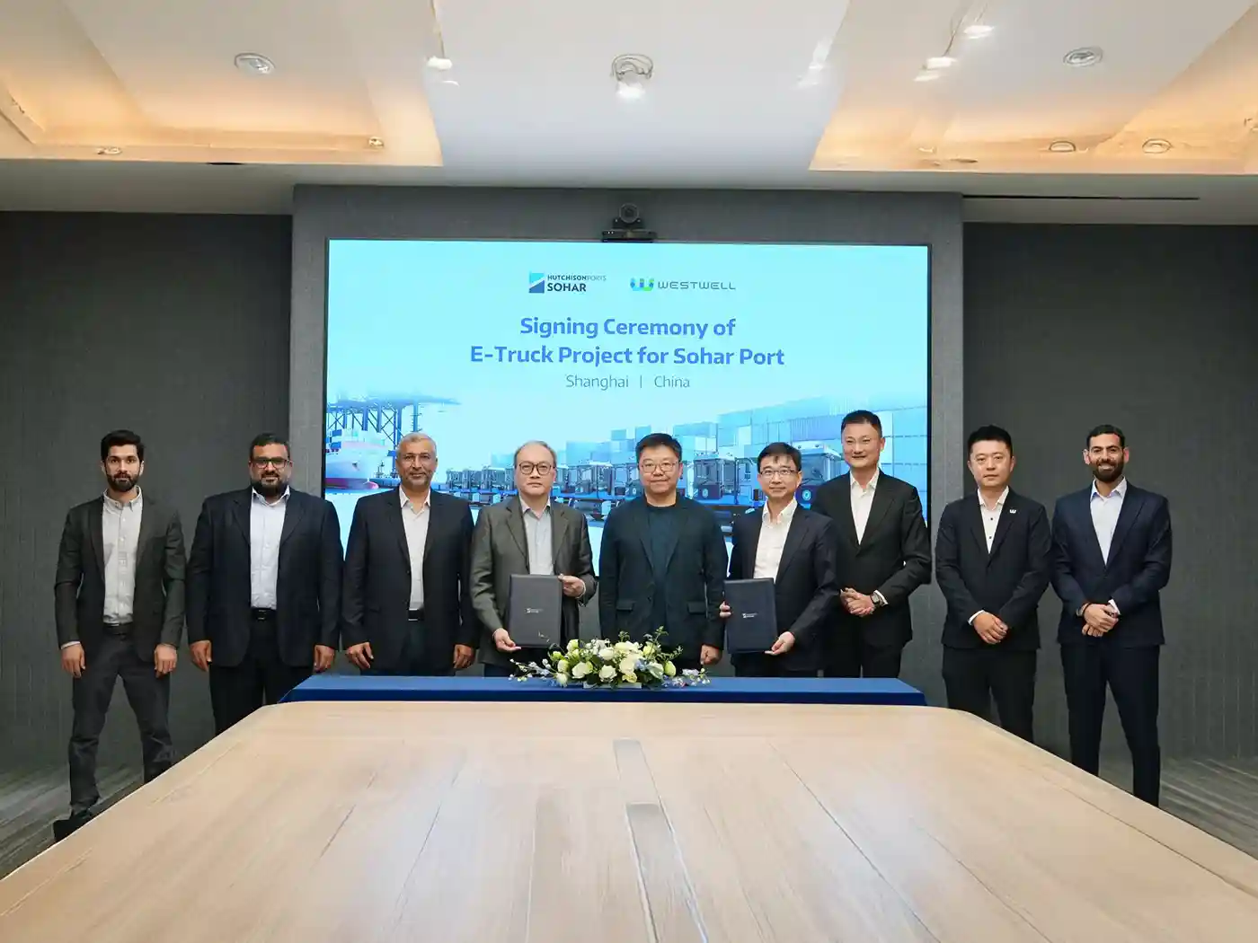 Westwell Deploys Electric Container Trucks At Sohar Port