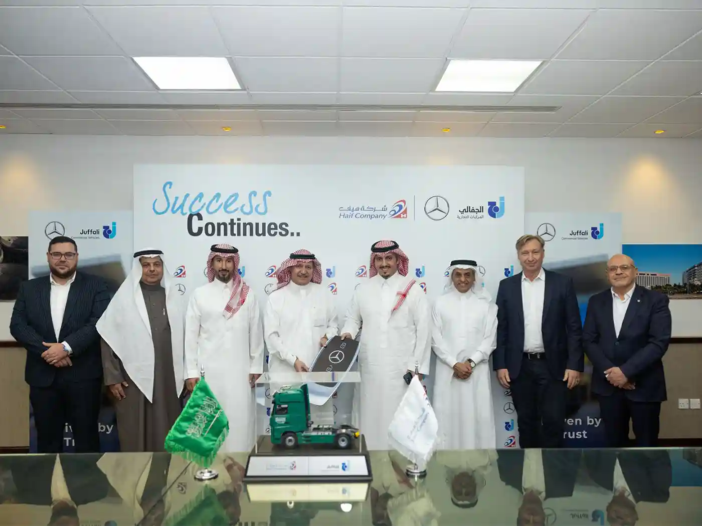 Juffali Secures 200 Mercedes-Benz Truck Order From Haif Company