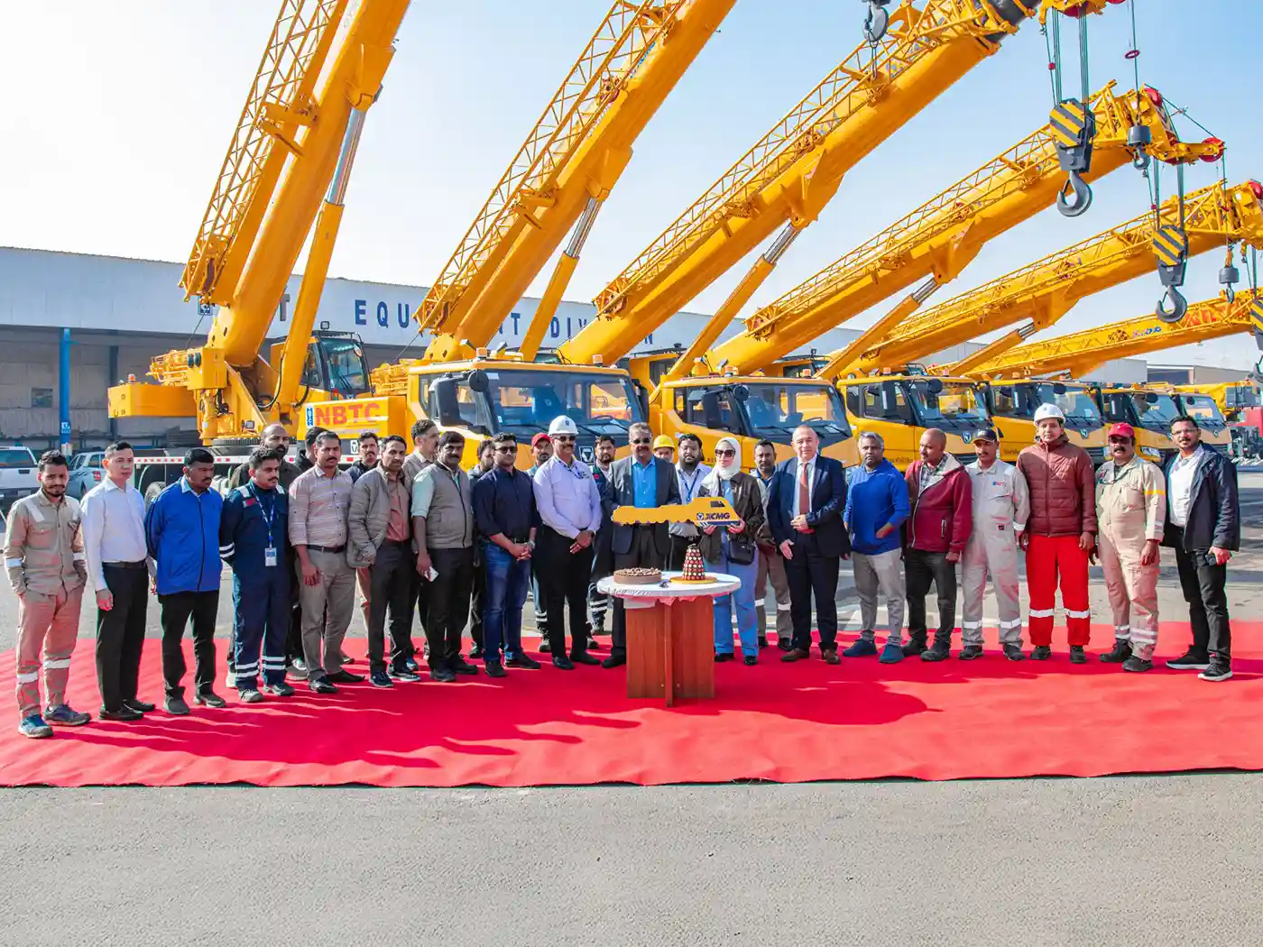 XCMG Delivers Cranes To NBTC In Kuwait
