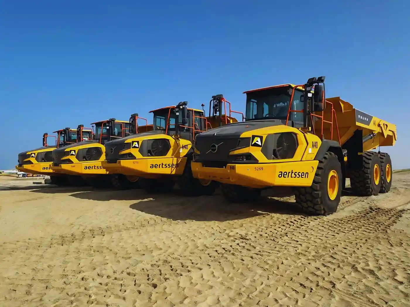 Aertssen Adds Volvo A40 Dump Trucks To Saudi Fleet