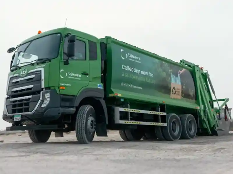 Tadweer Deploys 100 AI-Powered Waste Collection Trucks Across Abu Dhabi