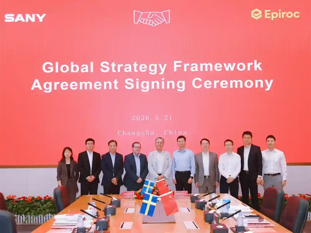 Epiroc And SANY Partner On Mining And Infrastructure Equipment Solutions
