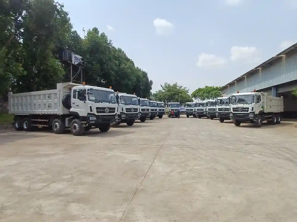 SMT Nigeria Delivers Dongfeng Tipper Trucks For Lagos Road Project