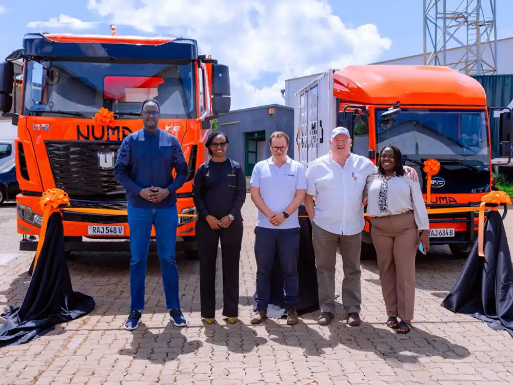 Rwanda Launches First Heavy-Duty Electric Truck Fleet
