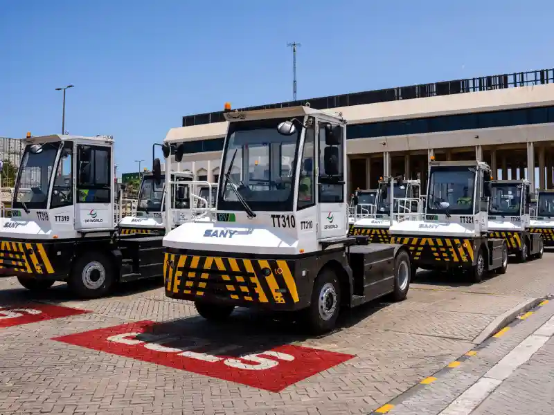 DP World Deploys SANY Electric Terminal Tractors At Jeddah Port