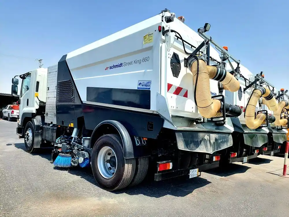 AKTREQCO fournit des balayeuses Schmidt à travers l'Arabie saoudite
