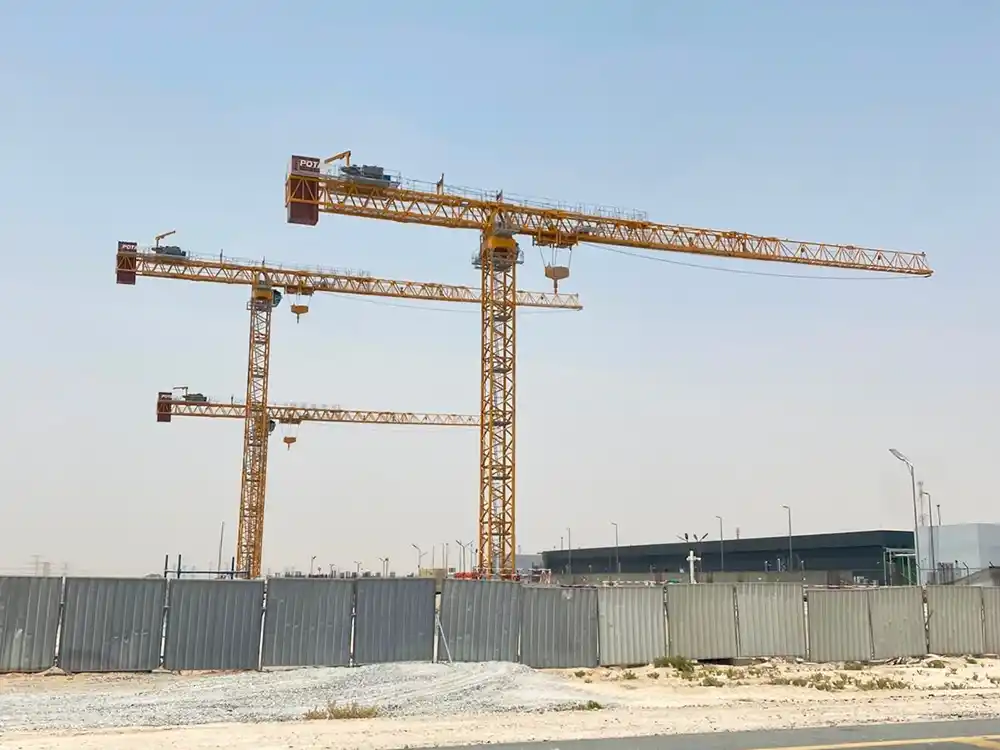 NFT Erects Three 50-Tonne Potain Tower Cranes In Dubai