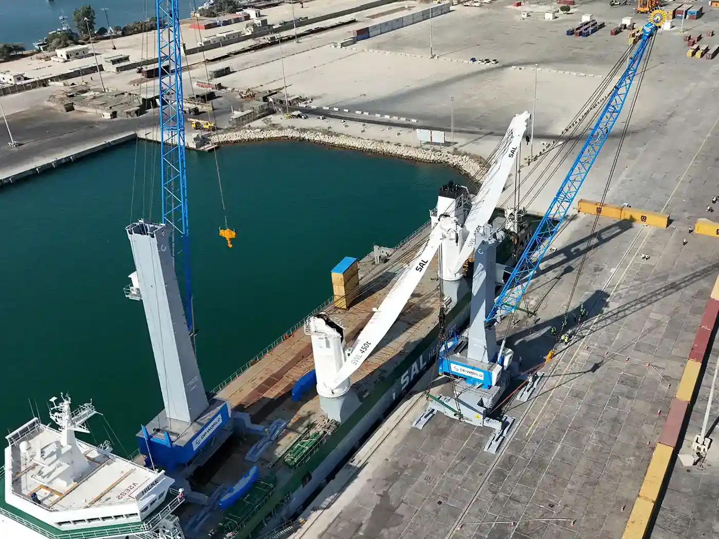 DP World Deploys New Harbour Cranes At Syria’s Tartous Port