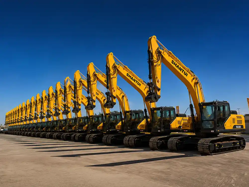 Shantui Delivers 30 Excavators In Saudi Arabia