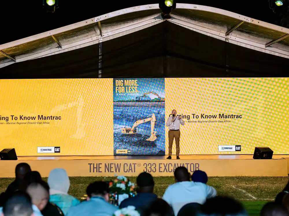Mantrac Tanzania Launches Cat 333 Excavator