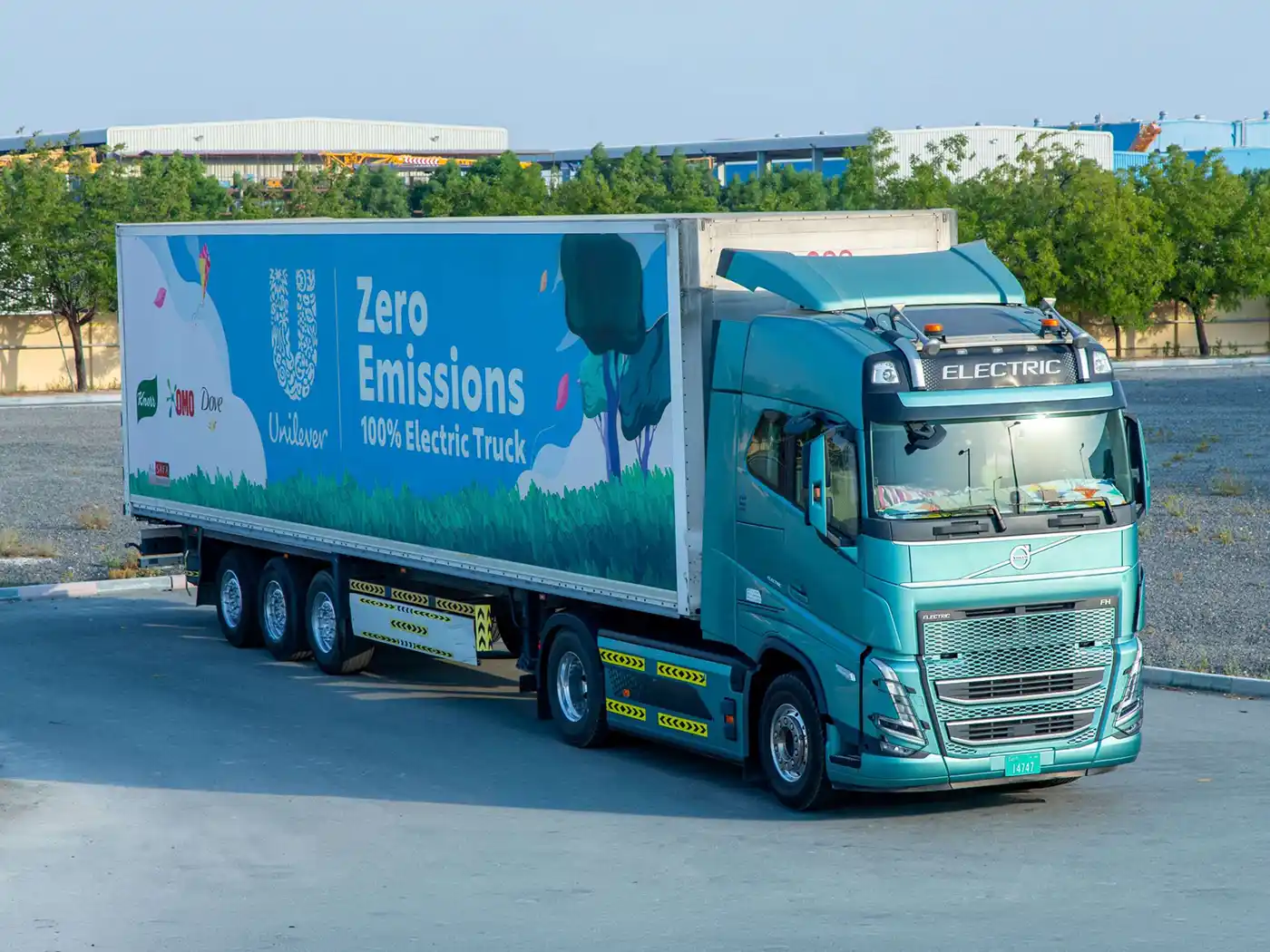 Unilever développe ses livraisons par camions électriques aux Émirats arabes unis en partenariat avec Union Coop