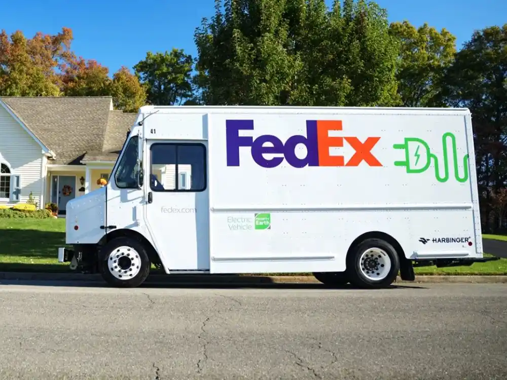 FedEx Orders 2,000 Harbinger Electric Delivery Trucks In $300 Million Deal