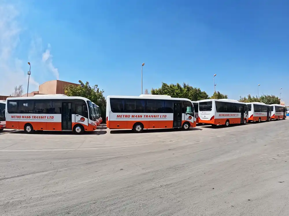 شركة جيوشي المصرية تُنجز تسليم 300 حافلة صغيرة من طراز شيفرولية إلى غانا