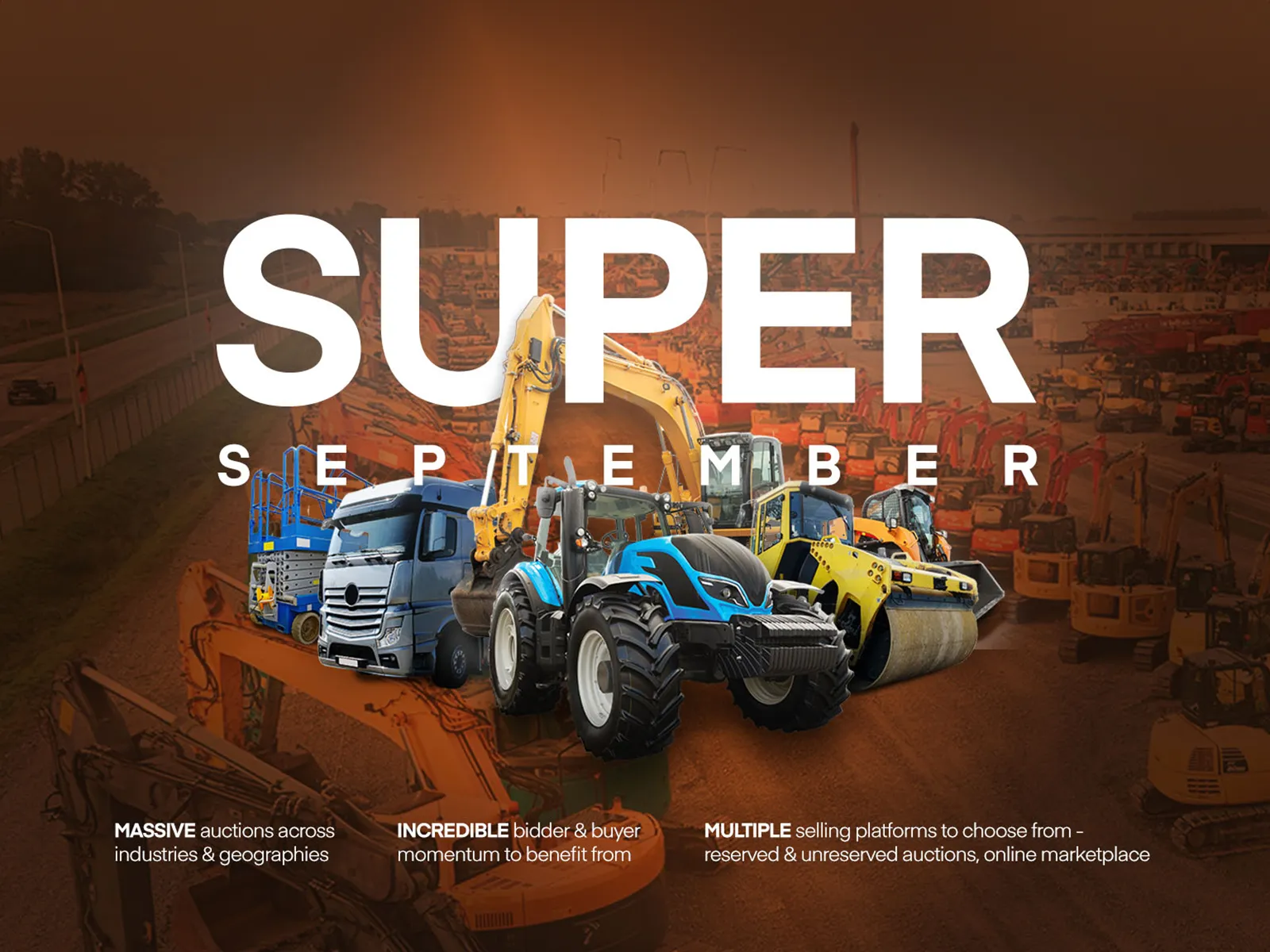 Super September: The Best Month To Sell Your Equipment!