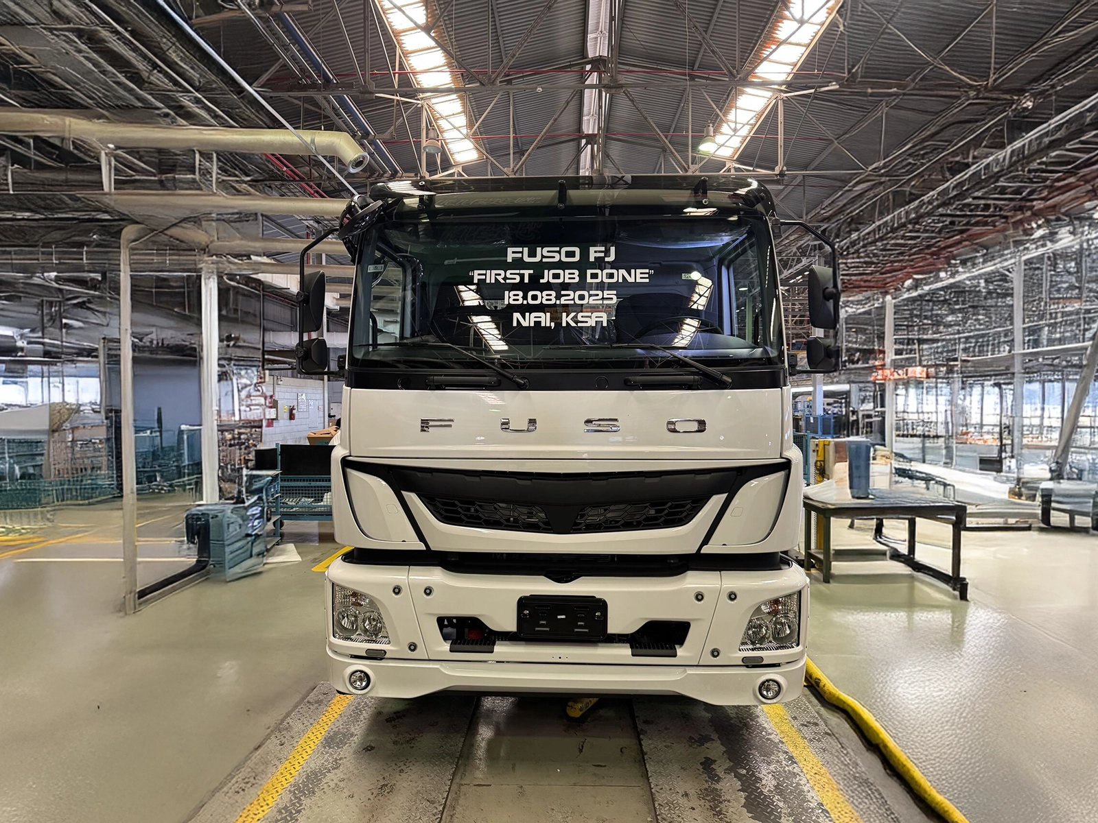 Saudi Arabia Assembles First FUSO FJ Truck
