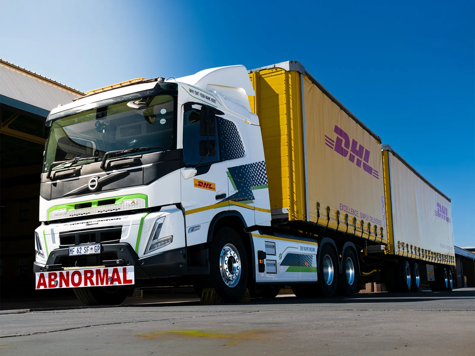 DHL teste un camion électrique Superlink en Afrique du Sud