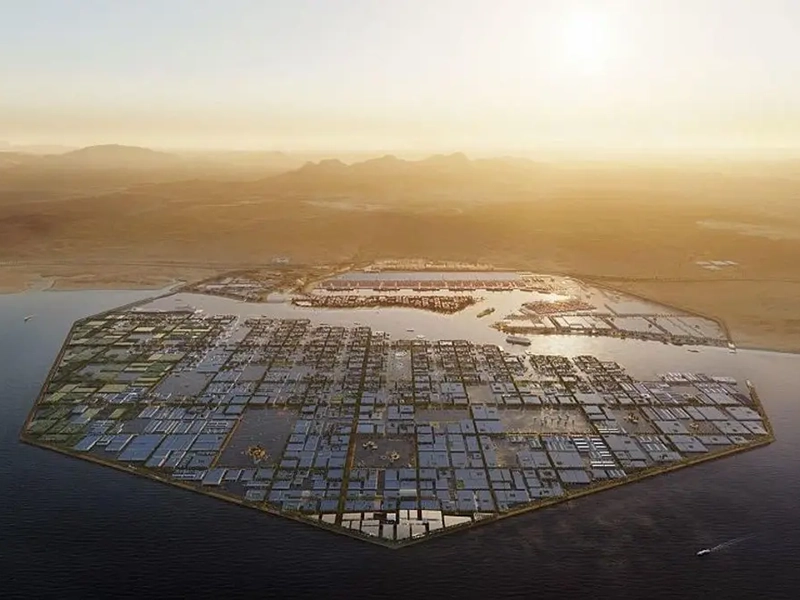 DEME Advances Earthmoving Works For Saudi NEOM Oxagon
