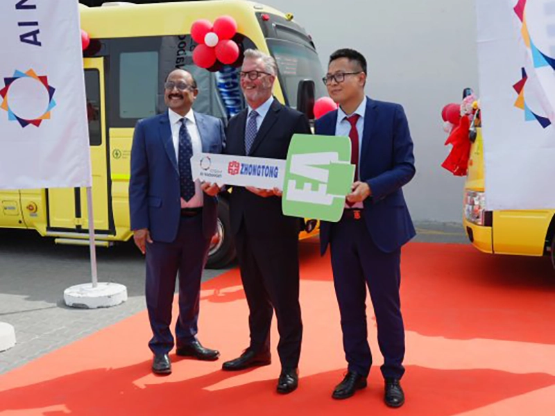 Al Naboodah Group Delivers First Electric School Buses To STS
