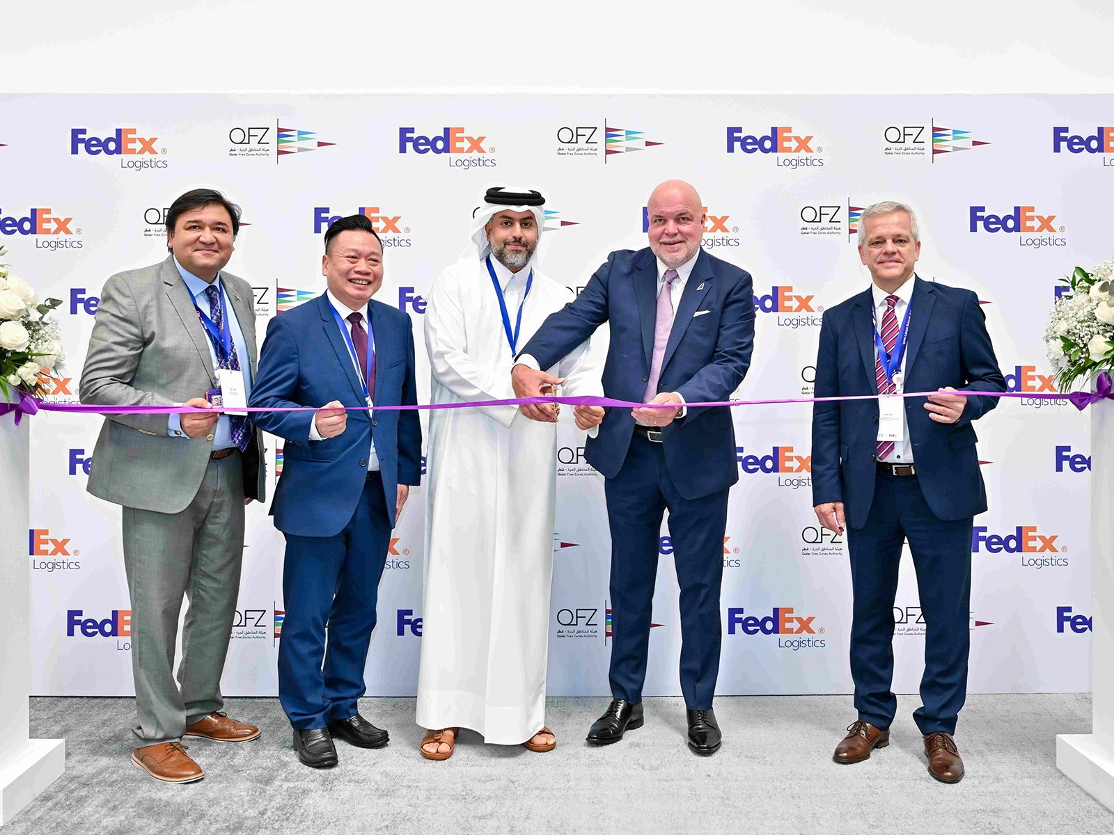 Qatar Free Zones et FedEx Logistics ouvrent de nouvelles installations à Ras Bufontas