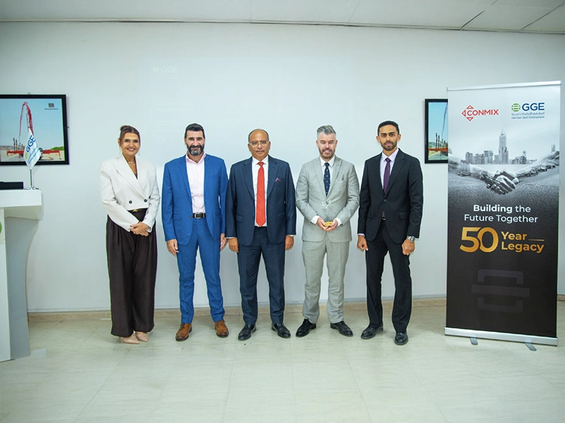 German Gulf Enterprises And Conmix Mark 50 Years Of Partnership