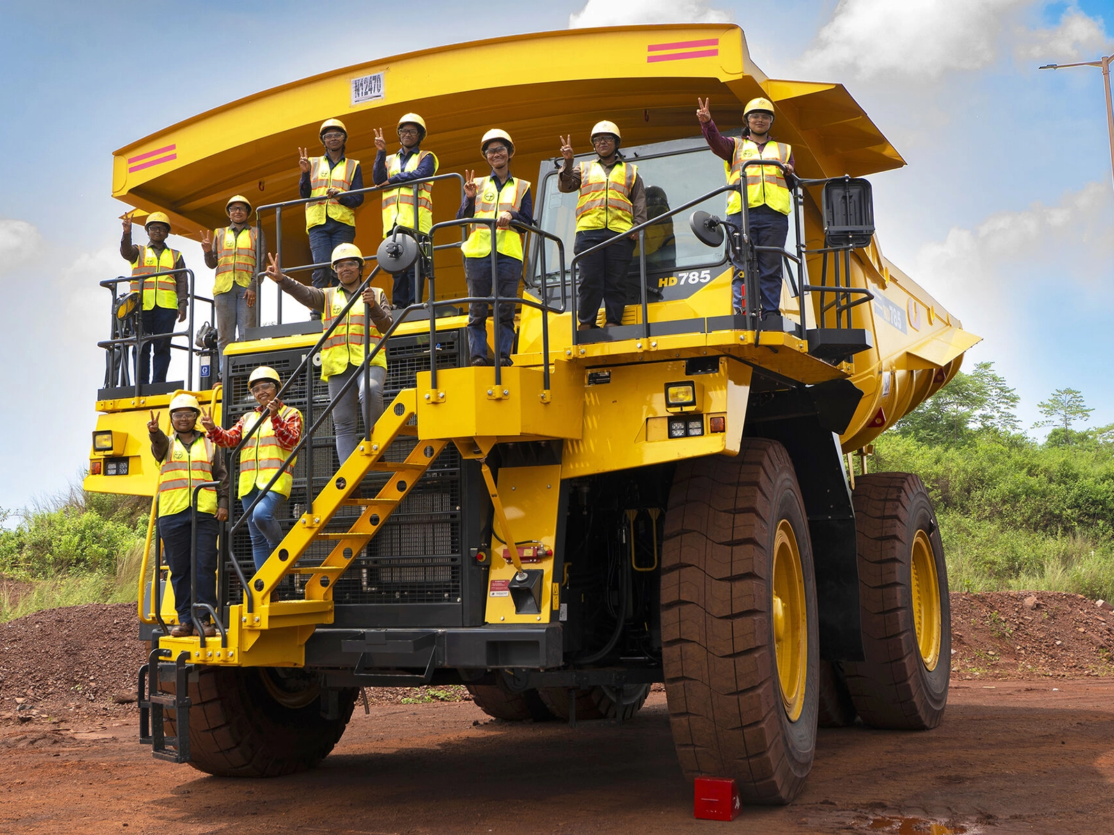 L&T All-Women Team Commissions 100-Tonne Mining Truck 