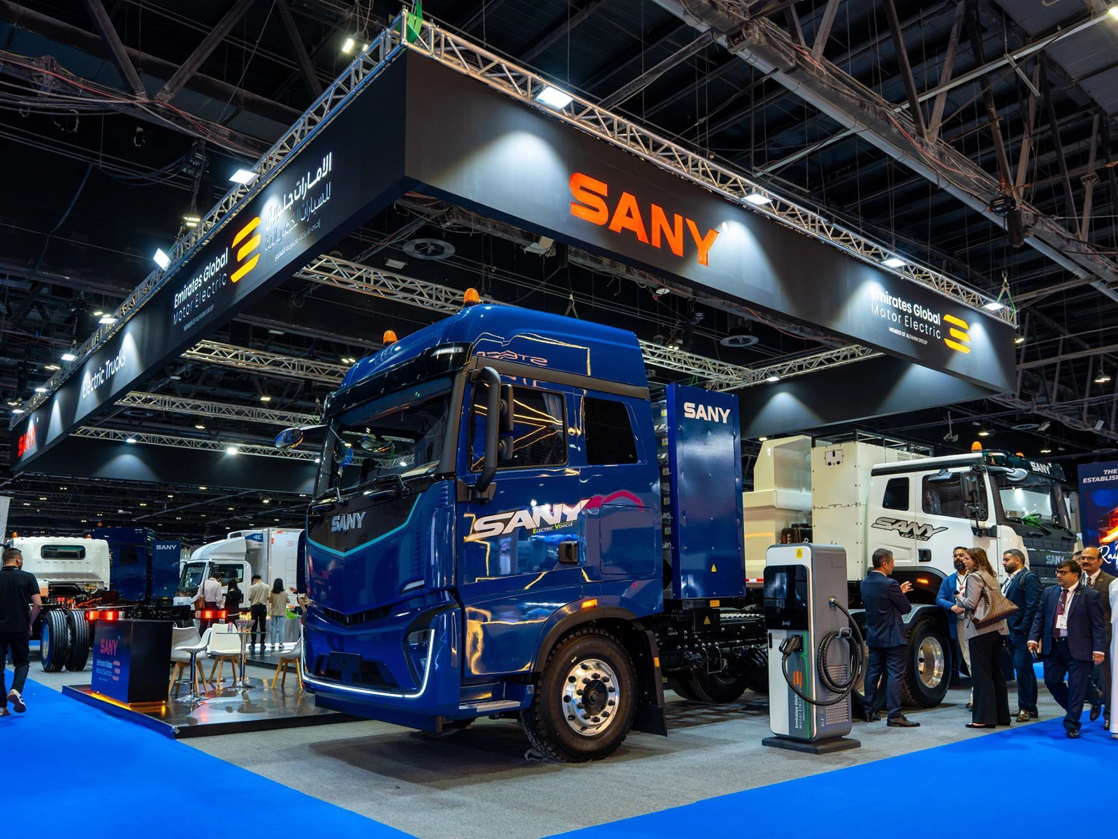 SANY Unveils Latest Electric Trucks At Mobility Live Middle East 2025
