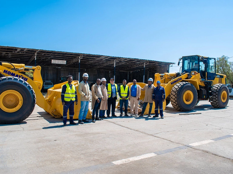 NEFC Group Supplies Komatsu Loaders To Ethiopian Quarry Operation