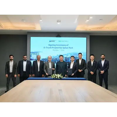 ويستويل تنشر شاحنات الحاويات الكهربائية في ميناء صحار