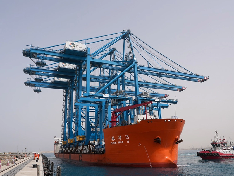 Port Of NEOM Receives Fully Automated Cranes